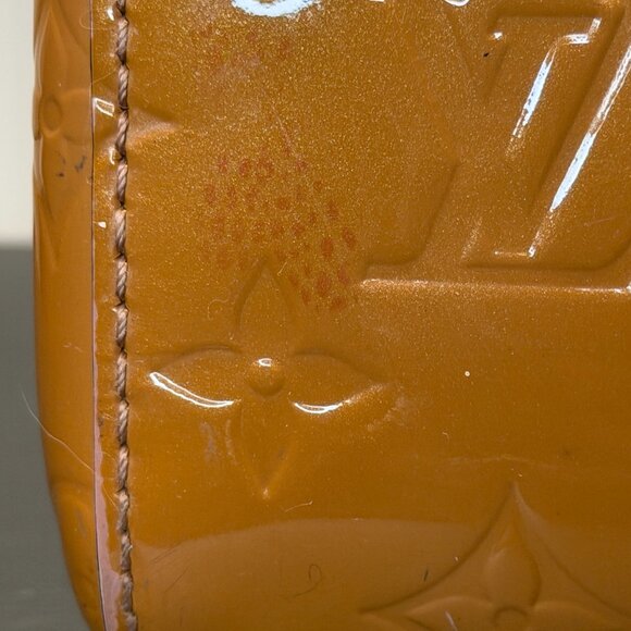 Authentic Louis Vuitton Catalina BB Vernis Patent Leather Handbag Golden - Picture 8 of 15